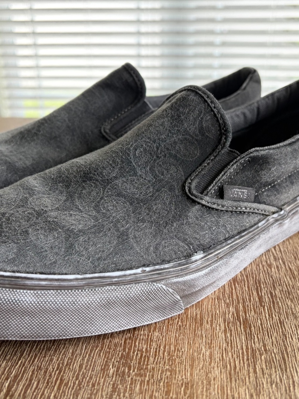 Vans Slip Paisley OD Black - 12 - Picture 2 of 6